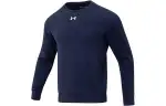 Under Armour Sweatshirts Unisex Navy Blue Crew Neck Moderate Regular