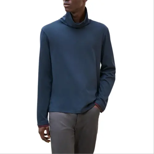 HERMES T Shirt Men's Ocean Blue