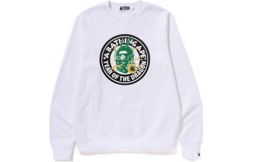 Мужское худи A BATHING APE Year of the Dragon Crewneck (черное)