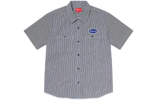 Supreme Studded Patch S/S Work Shirt
