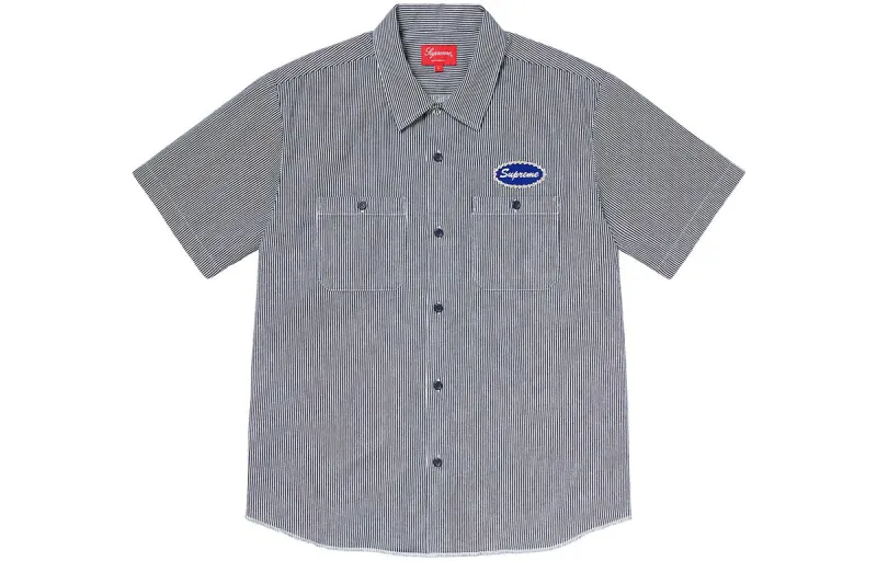 Supreme Studded Patch S/S Work Shirt