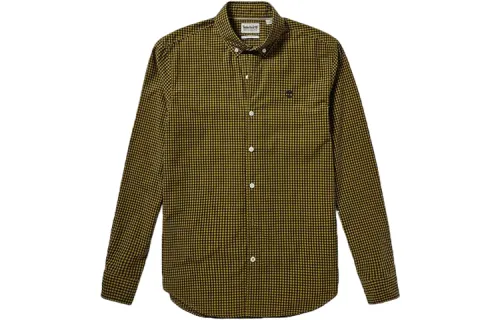 Timberland Shirt Men's Olive Yellow