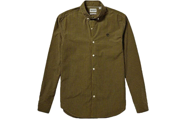 Timberland Shirt Men's Olive Yellow