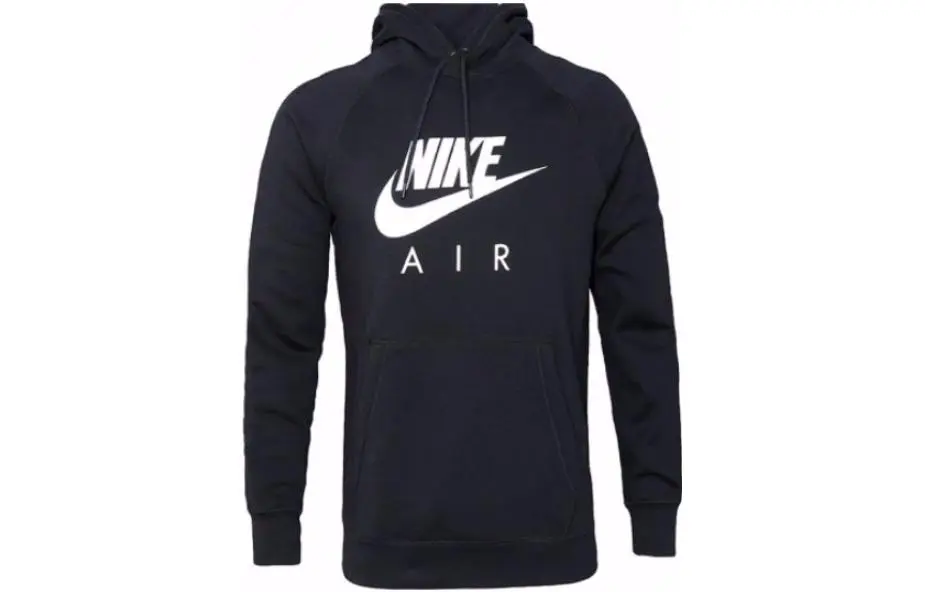 Nike Sweatshirts Men's Black Hooded Moderate Regular