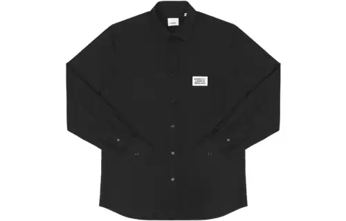 Burberry Shirt Spring Men's Black