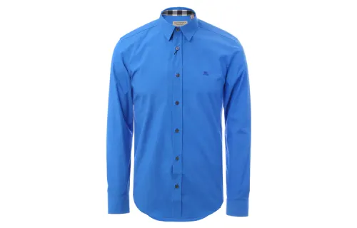 Burberry Shirt Men's Bright Blue