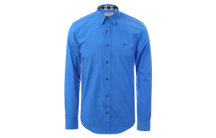 Burberry Shirt Men's Bright Blue
