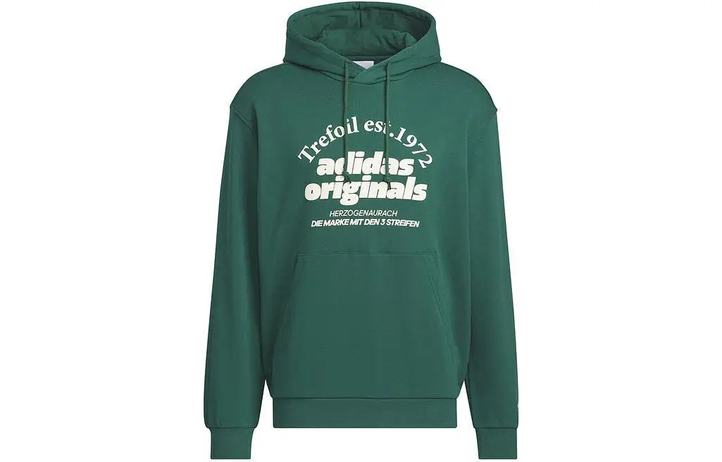 Adidas Originals GRAPHIC HOODIE Sweatshirt Men's Green