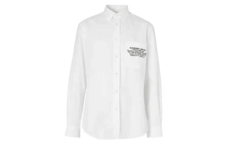 Burberry Shirt Men's Bright White