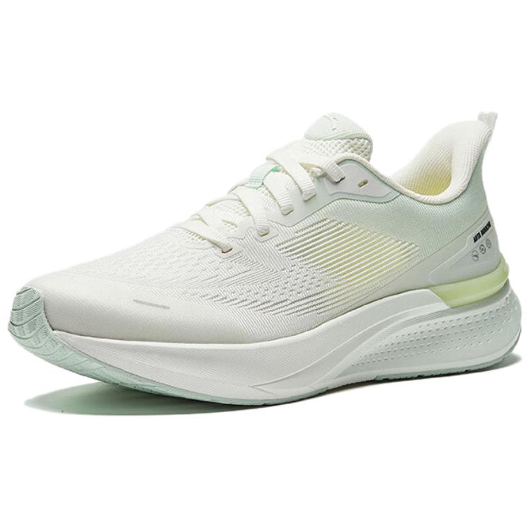 Anta Hydrogen Run 7 Fabric Breathable Lightweight Rebound Low top Casual Running Shoes Women’s White Green