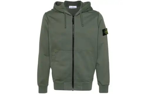 STONE ISLAND Compass-Badge Zipped Hoodie