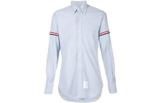 THOM BROWNE 4-Bar Oxford Shirt