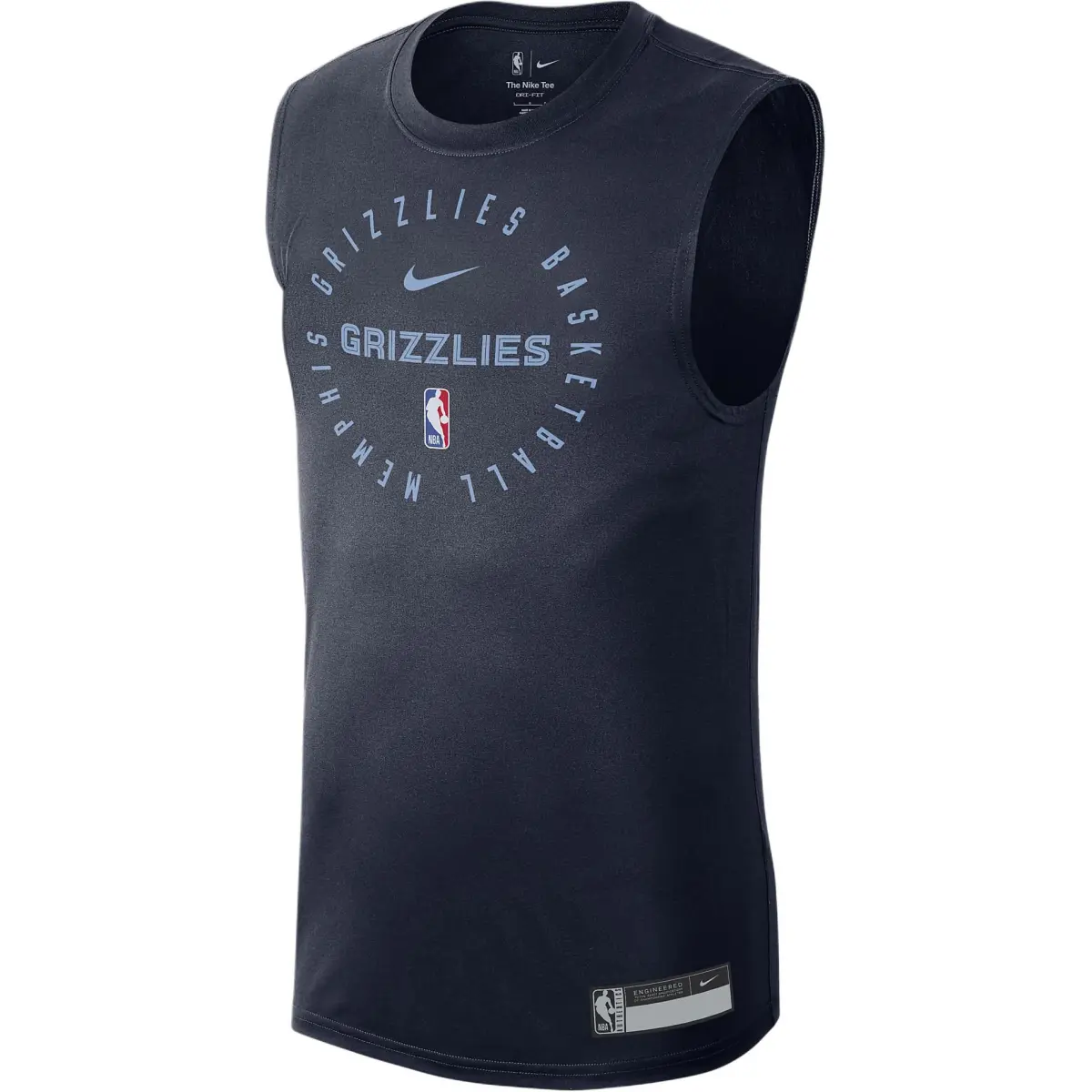 Nike DRI FIT NBAMemphis Grizzlies T Shirt Men's University Dark Blue