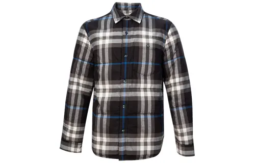 Burberry Shirts Men's Black Pointed Collar Moderate Shirt