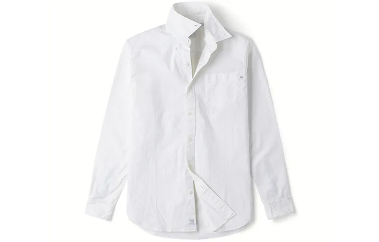 Timberland Shirts Men's White Lapel Moderate Shirt