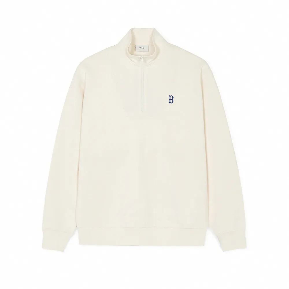 MLB Sweatshirts Unisex Ecru Stand Collar Moderate