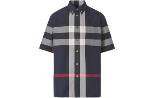 Burberry Shirt Men's Marine Blue
