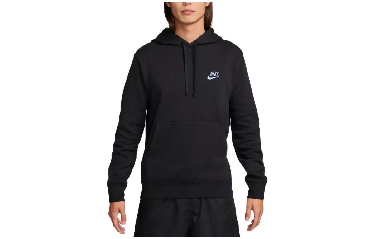 Nike Sweatshirts Men's Black Hooded Moderate Regular