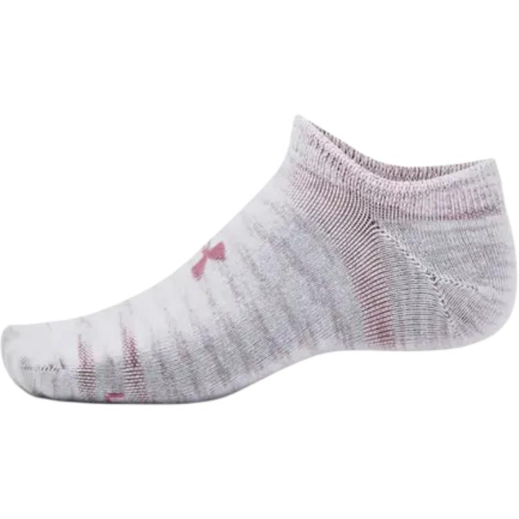 Under Armour Ankle Socks Unisex 3 Pack Pink