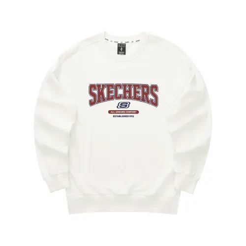 Skechers Sportlife Sweatshirt Unisex Marshmallow White