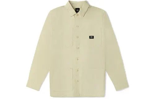 Vans Shirts Men's Ecru Lapel Moderate Workwear