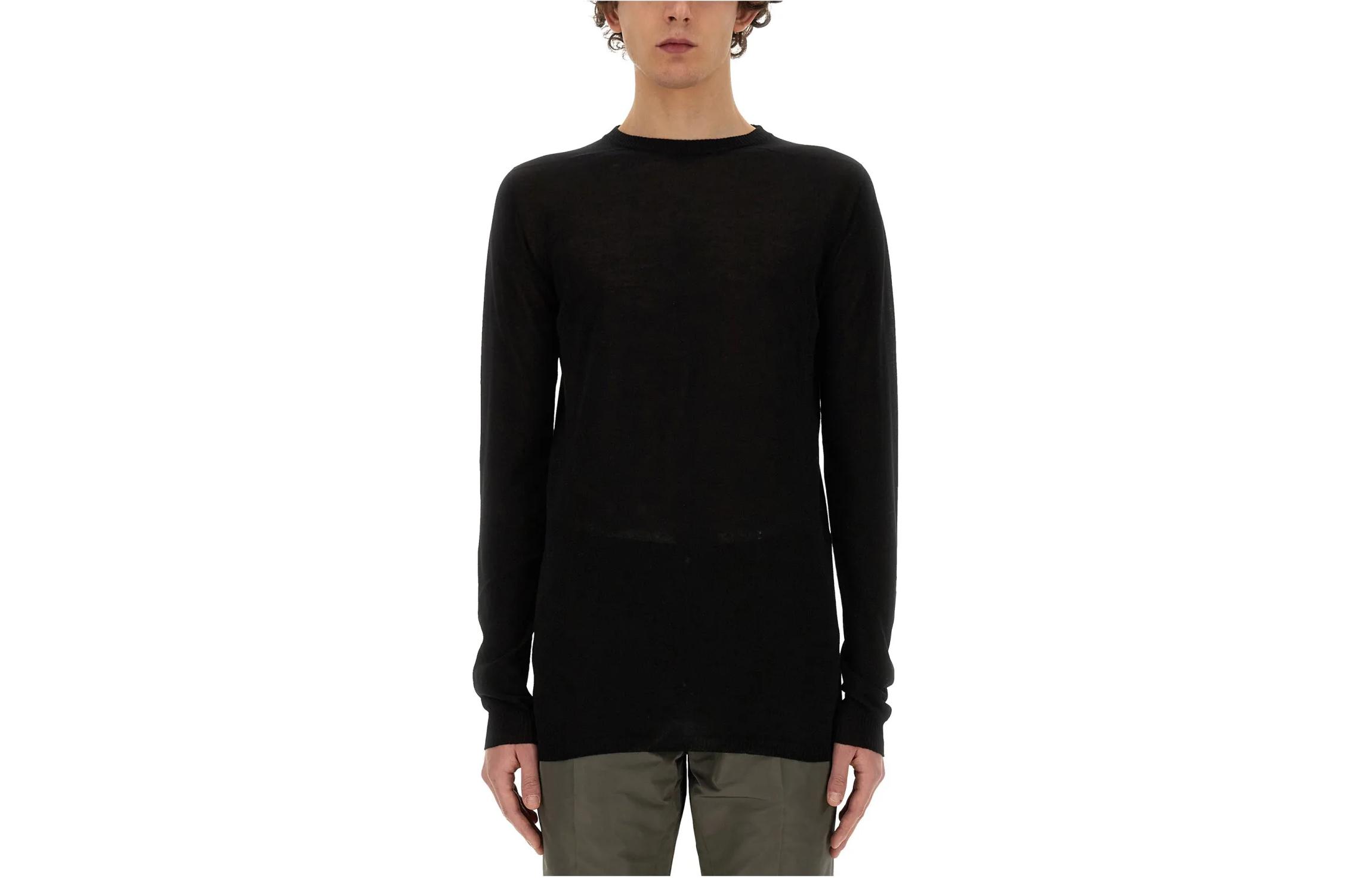 RICK OWENS Round Neck Knitted Jumper