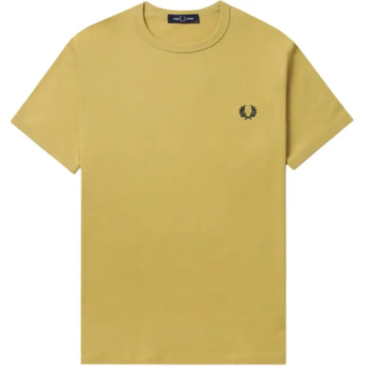 FRED PERRY T Shirt Men's Mustard Yellow