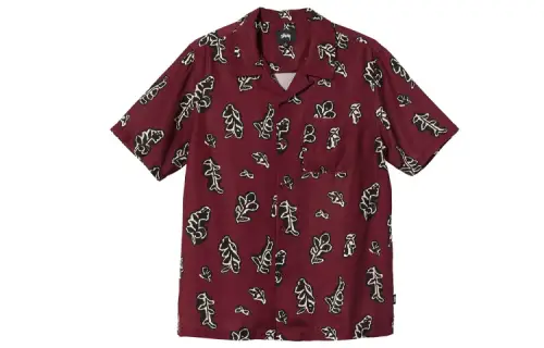 Stussy Shirts Men's Cuban Collar Moderate Other