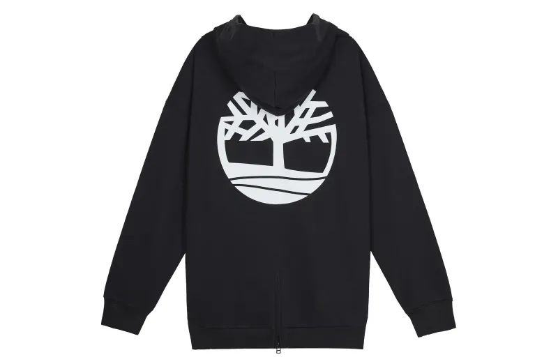 Timberland Sweatshirts Men's Black Hooded Moderate Regular