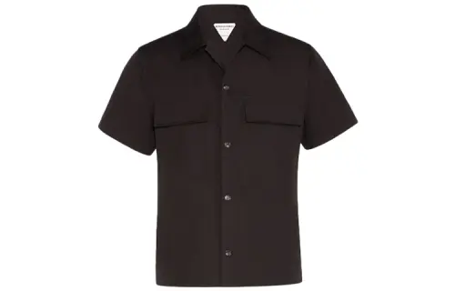 Bottega Veneta SS21 Shirt Men's Dark Chocolate