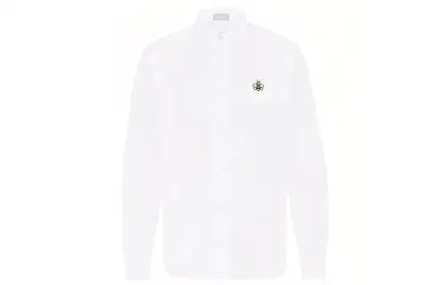 DIOR Quarterly New Products Shirts Men's White Pointed Collar Moderate Other