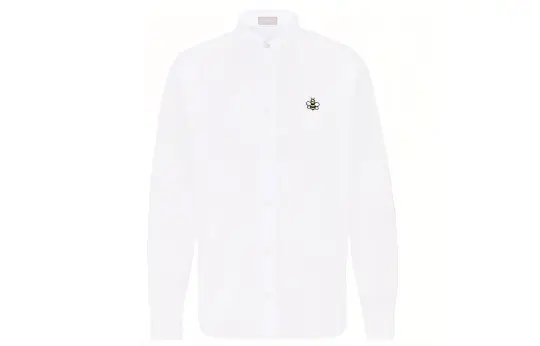 DIOR Quarterly New Products Shirts Men's White Pointed Collar Moderate Other