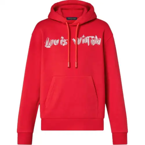 LOUIS VUITTON Sweatshirt Men's Red