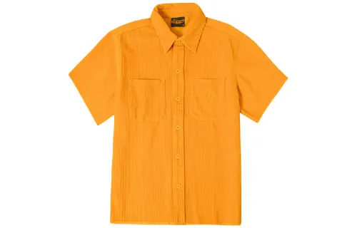 Drew house Smiley Collection Shirts Unisex Yellow Square Collar Moderate Other