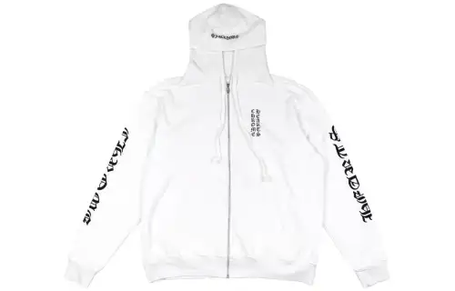 Chrome Hearts Scroll long-sleeve zip-up hoodie