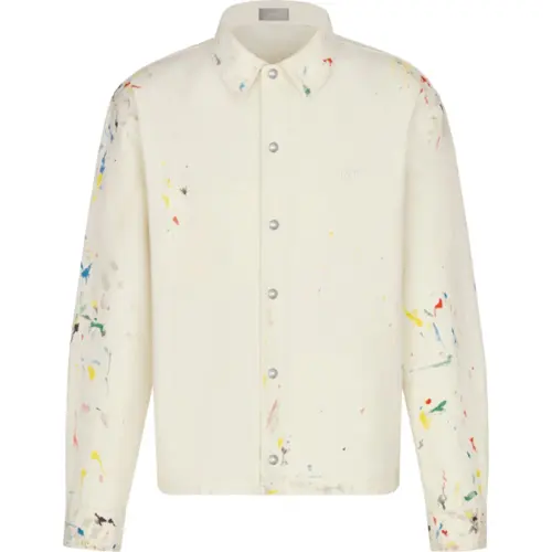 DIOR Quarterly New Products Shirts Men's White Lapel Moderate Other