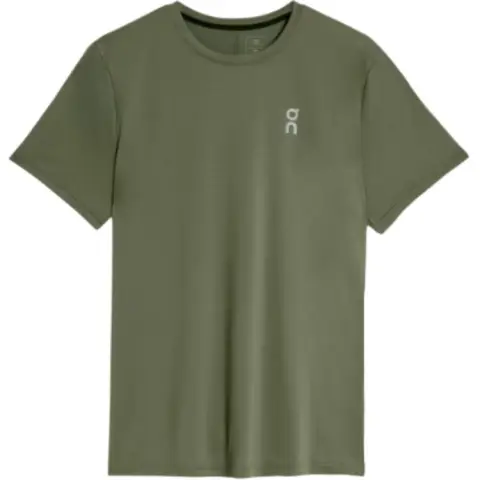 On T-Shirts Men's Green Crew Neck Moderate