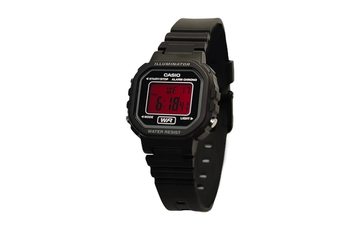 CASIO Custom Collection Quartz Movement Resin Strap Watch Women's Watch Black Dial
