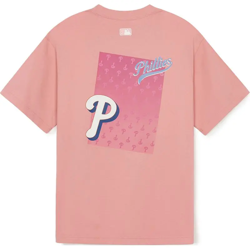 MLB Monogram T Shirt Unisex Pink
