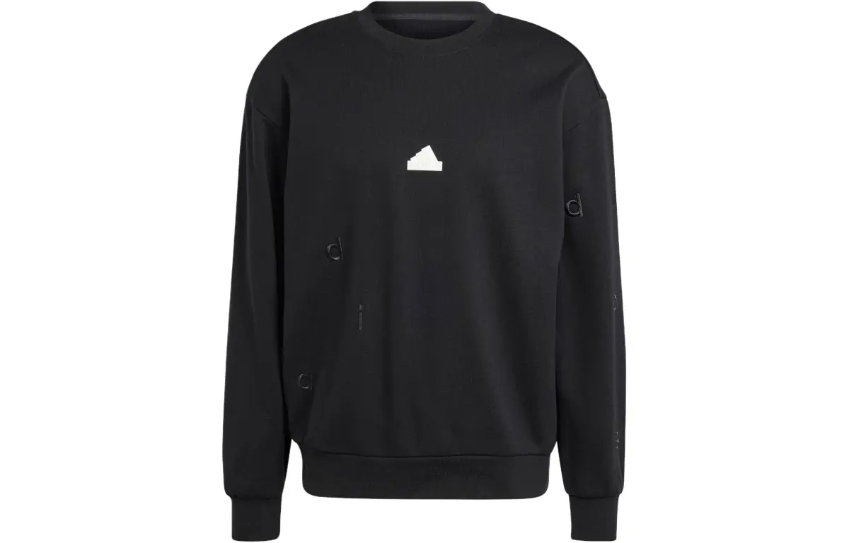 Adidas Embroidered Sweatshirt Men's Black