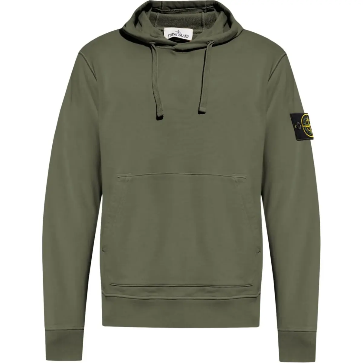 STONE ISLAND Fleece Garment Dyed Hoodie