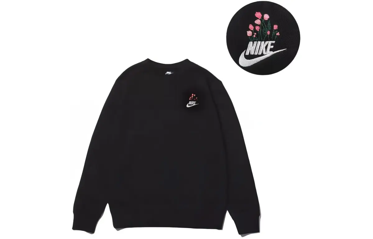 Nike Sweatshirts Unisex Black Crew Neck Moderate Other