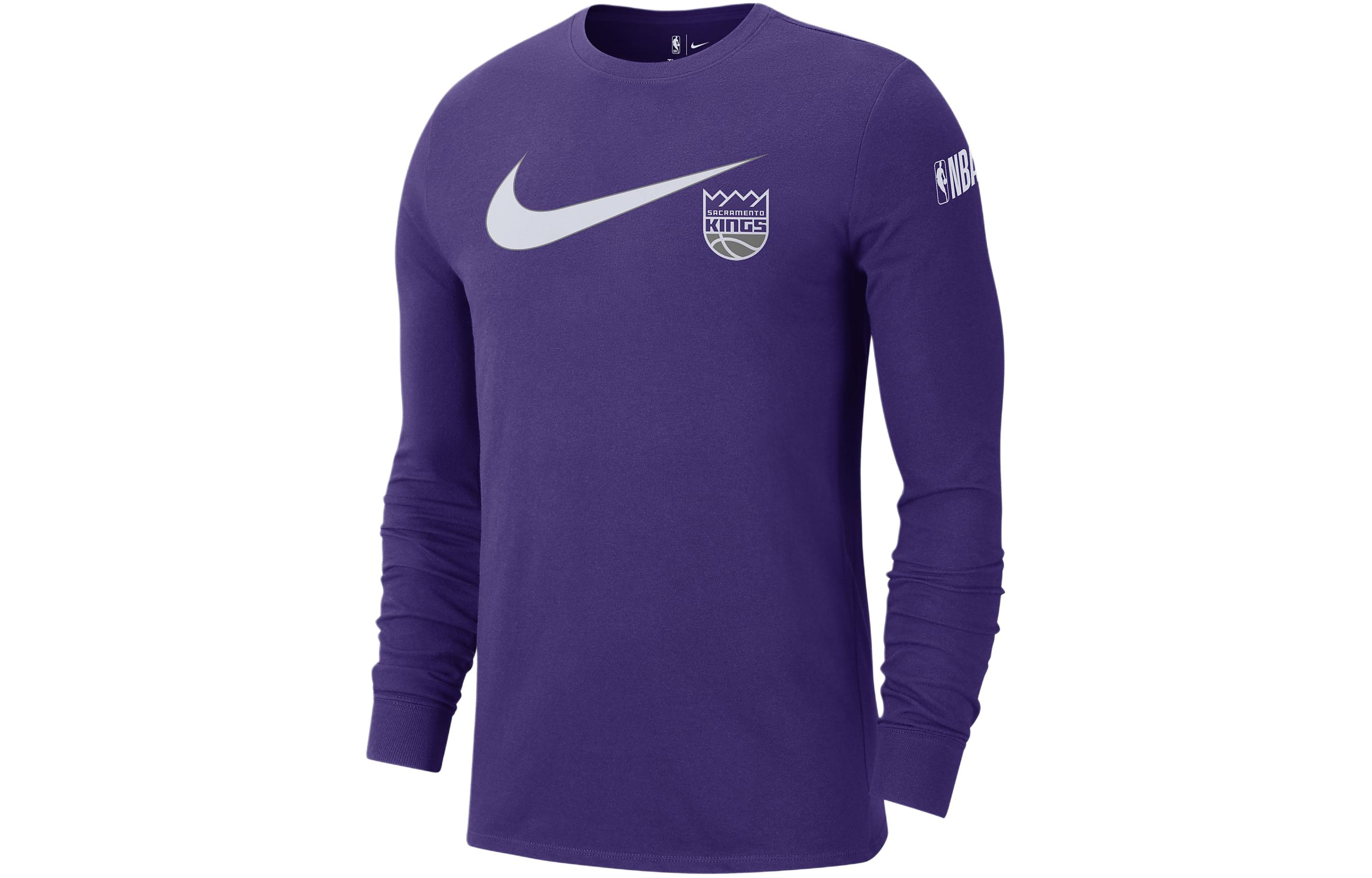 Nike Sacramento Kings Swoosh Essential Men's Nike Nba Long Sleeve T Shirt