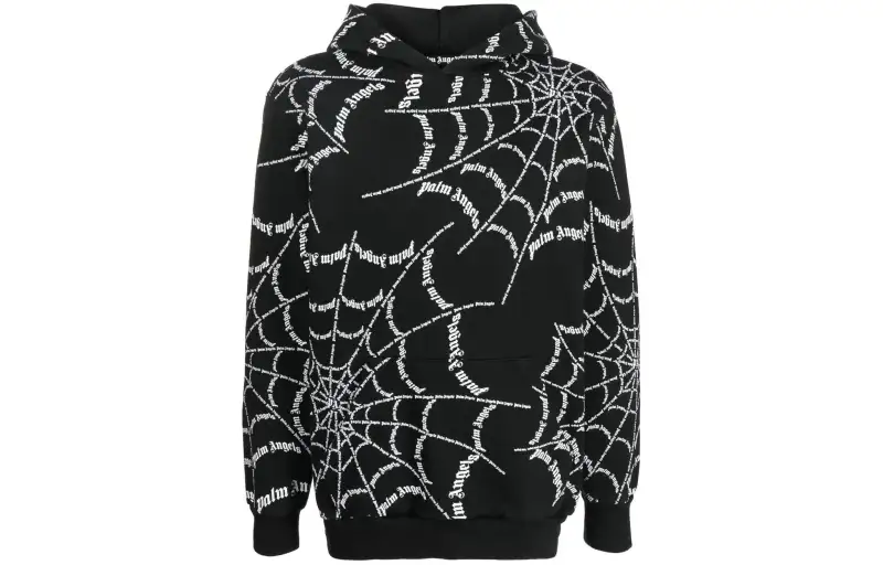 PALM ANGELS Spider Web Hoodie