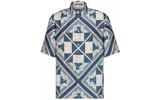 DIOR x KENNY SCHARF Shirt Men's Blue