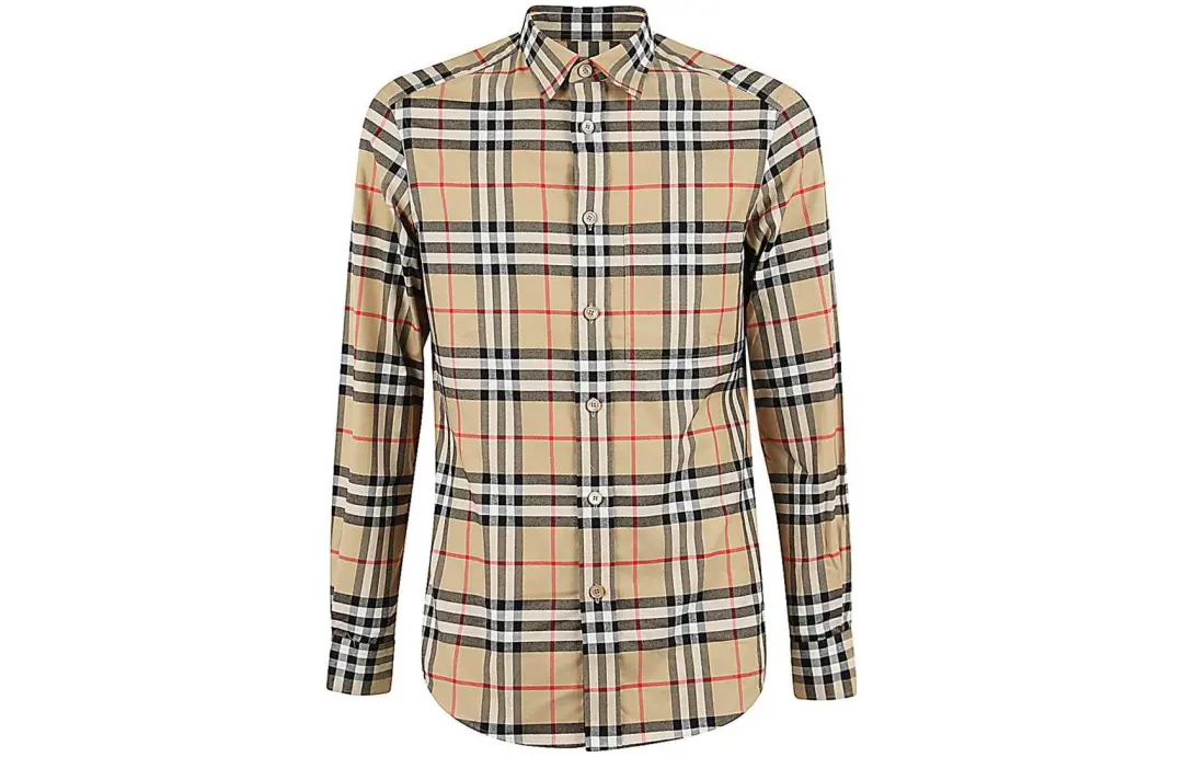 Burberry Shirt Men's Plaid Color