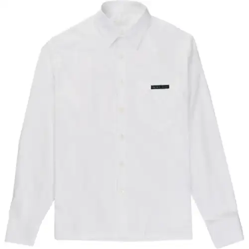 PRADA Shirts Men's White Moderate