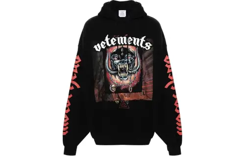 Vetements Motorhead Patched Hoodie