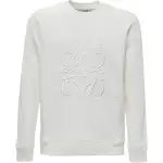 LOEWE Sweatshirts Men's Ecru Crew Neck Moderate Regular