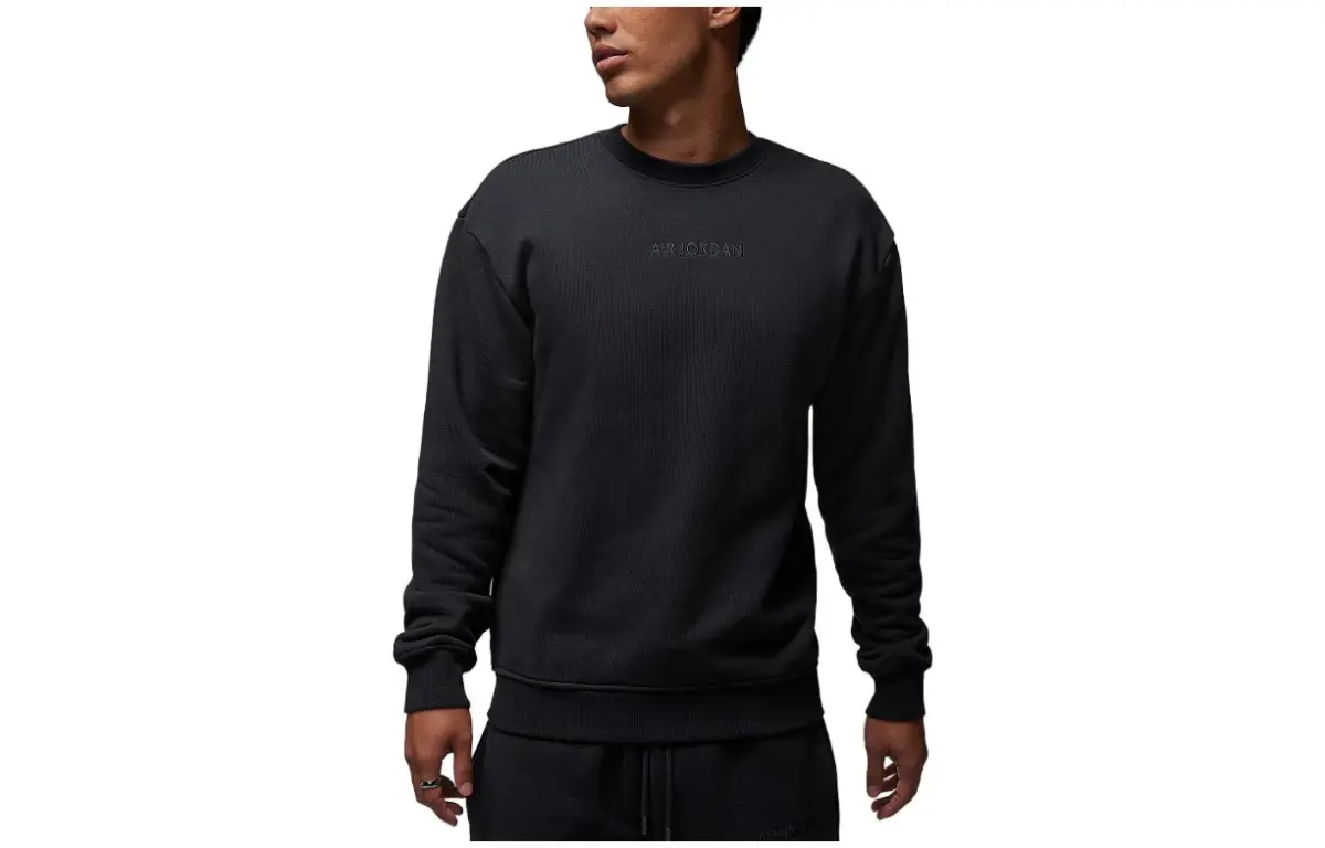 Jordan Wordmark Sweatshirt Men's Black